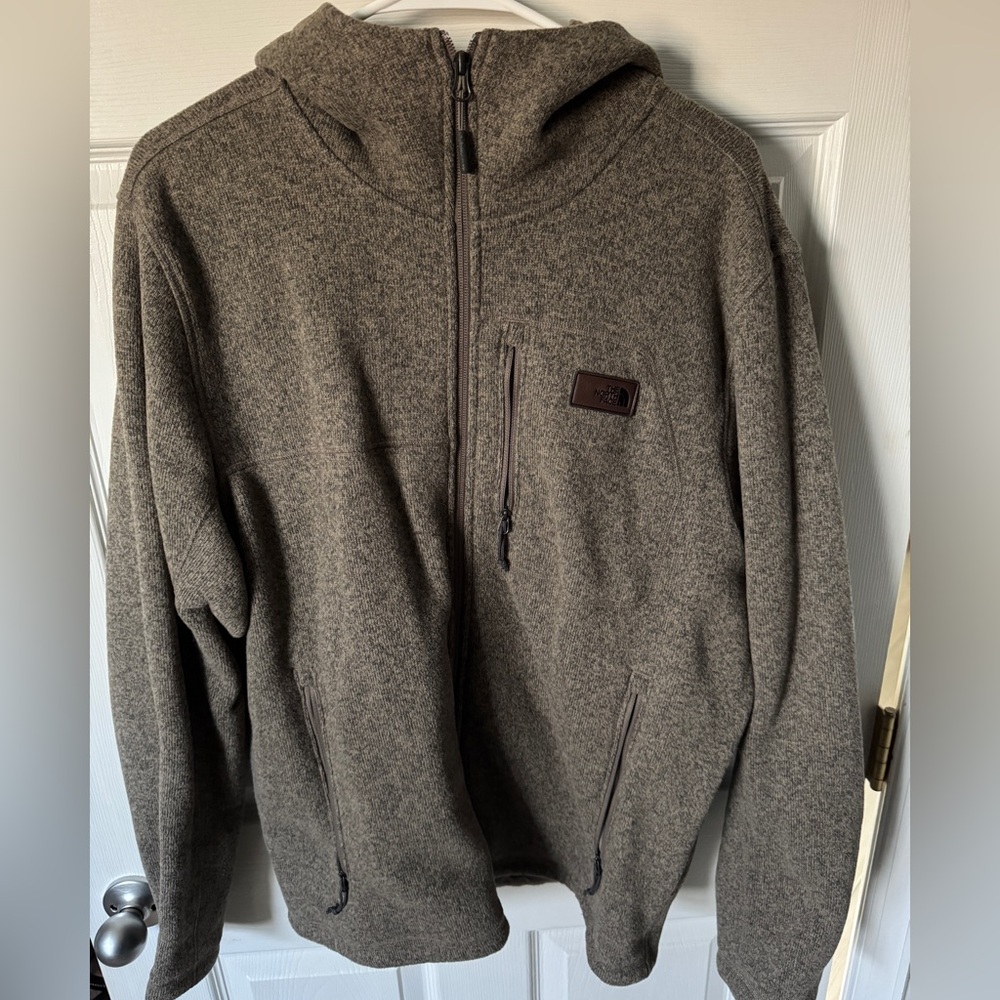 The North Face Men’s Fleeced Lined Zip-Up Hoodie – Size Large – Cozy